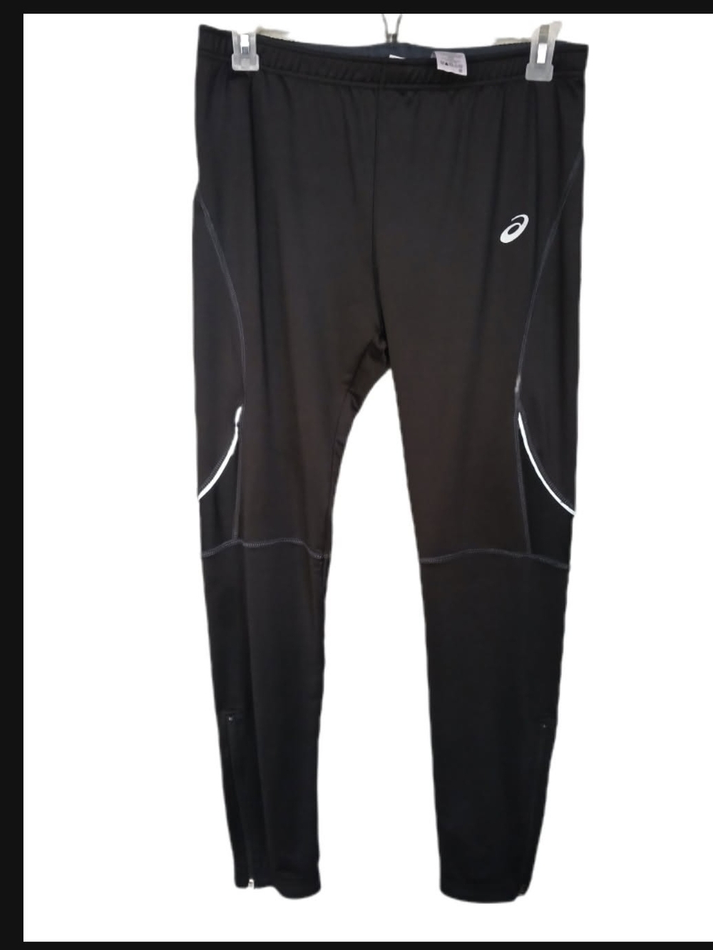 ASICS Men's Athletic Pants Black Visible Brand Tag